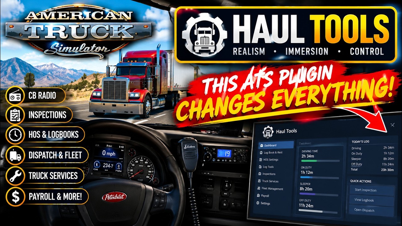 This ATS Plugin Changes EVERYTHING! 😱 | Haul Tools American Truck Simulator