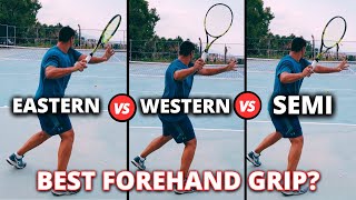 Eastern vs Western vs Semi-Western 🎾 Which Tennis Forehand Grip Is BEST For YOU?