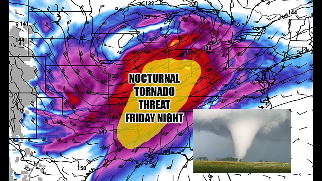 Central US severe weather: Nocturnal tornadoes possible Friday ...
