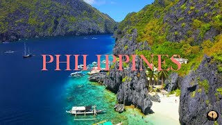 FLYING OVER PHILIPPINES HD - Calming Music With Amazing Nature Videos For Deep Relaxation