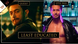 Least Educated Bollywood Actors