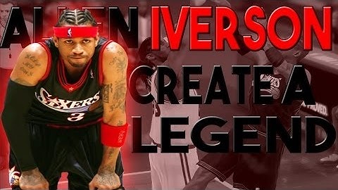NBA 2K16 HOW TO CREATE ALLEN IVERSON