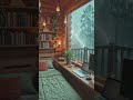 #rainy cabin#cozy bedroom#rain sounds#relaxing shortrainstorm#cabin vibes#study music#lofi rain