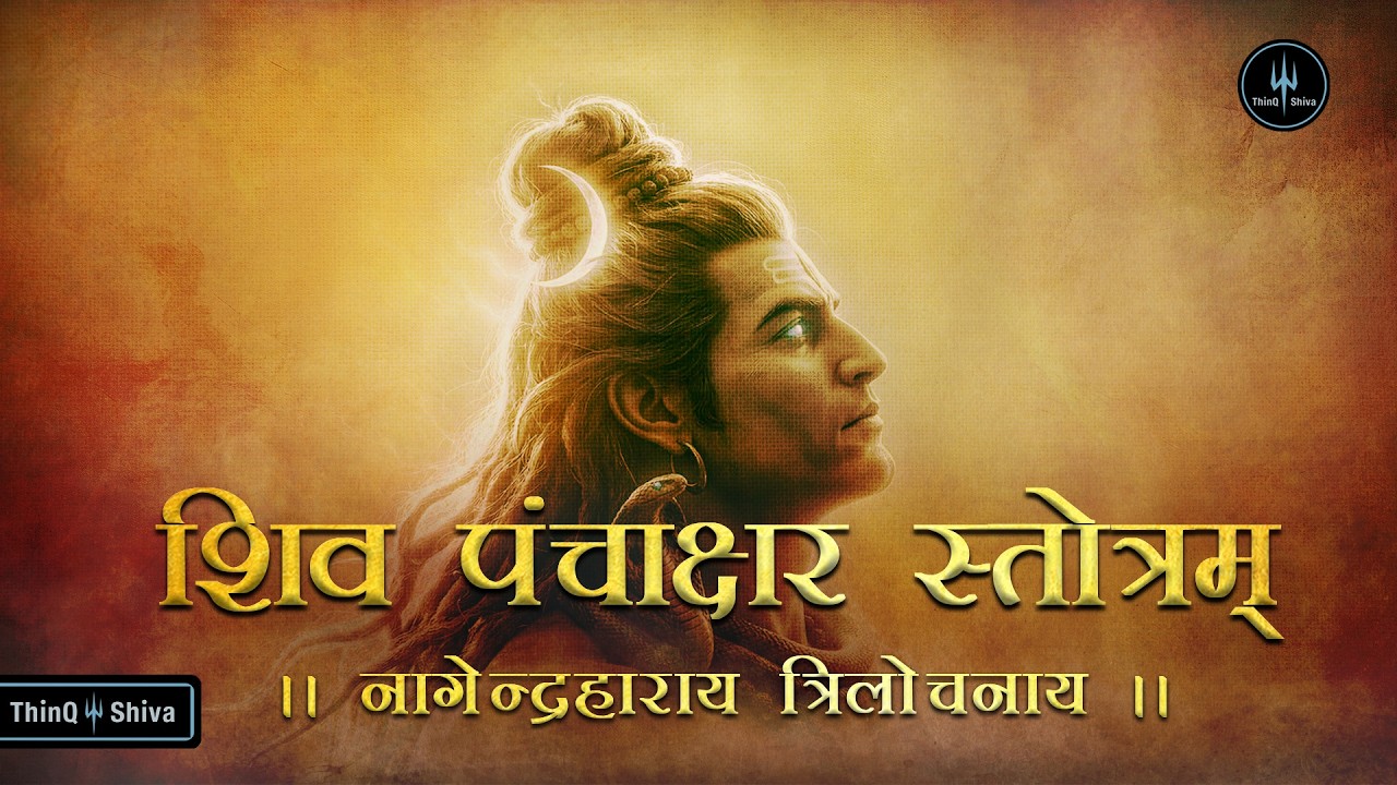 Shiv Panchakshar Stotra🔱Nagendra Haraya Trilochanaya |Powerful Mantra for Inner Peace & Meditation 