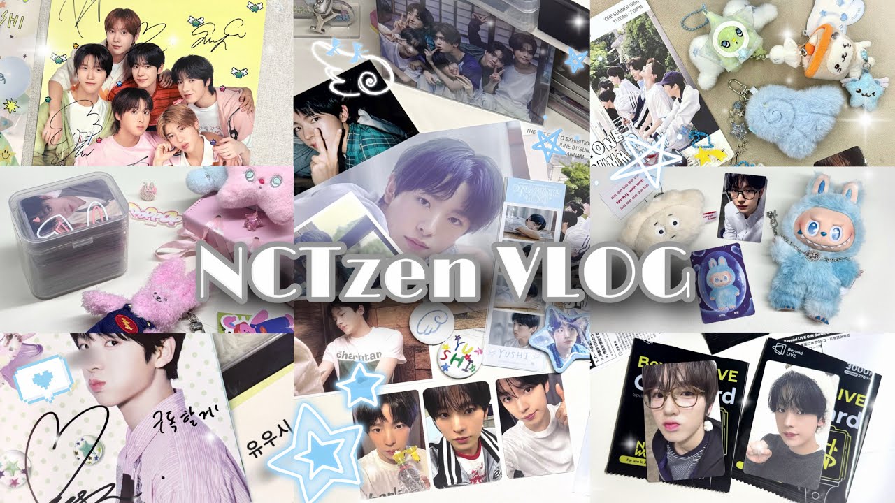 그동안 밀린 잼컨(?) 제출합니다 🙇🏻‍♀️ | 위시 전시회 • 메가커피 사인 포스터 • 영통 사인 앨범 • 라부부 • 버니포카통 • NCTzen VLOG