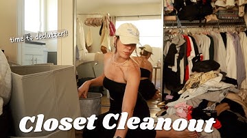 MASSIVE 2023 CLOSET CLEANOUT (I Got Rid of Everything!)