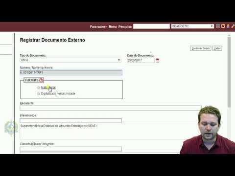 SEI RO | Aula 3 - Inserir um documento externo