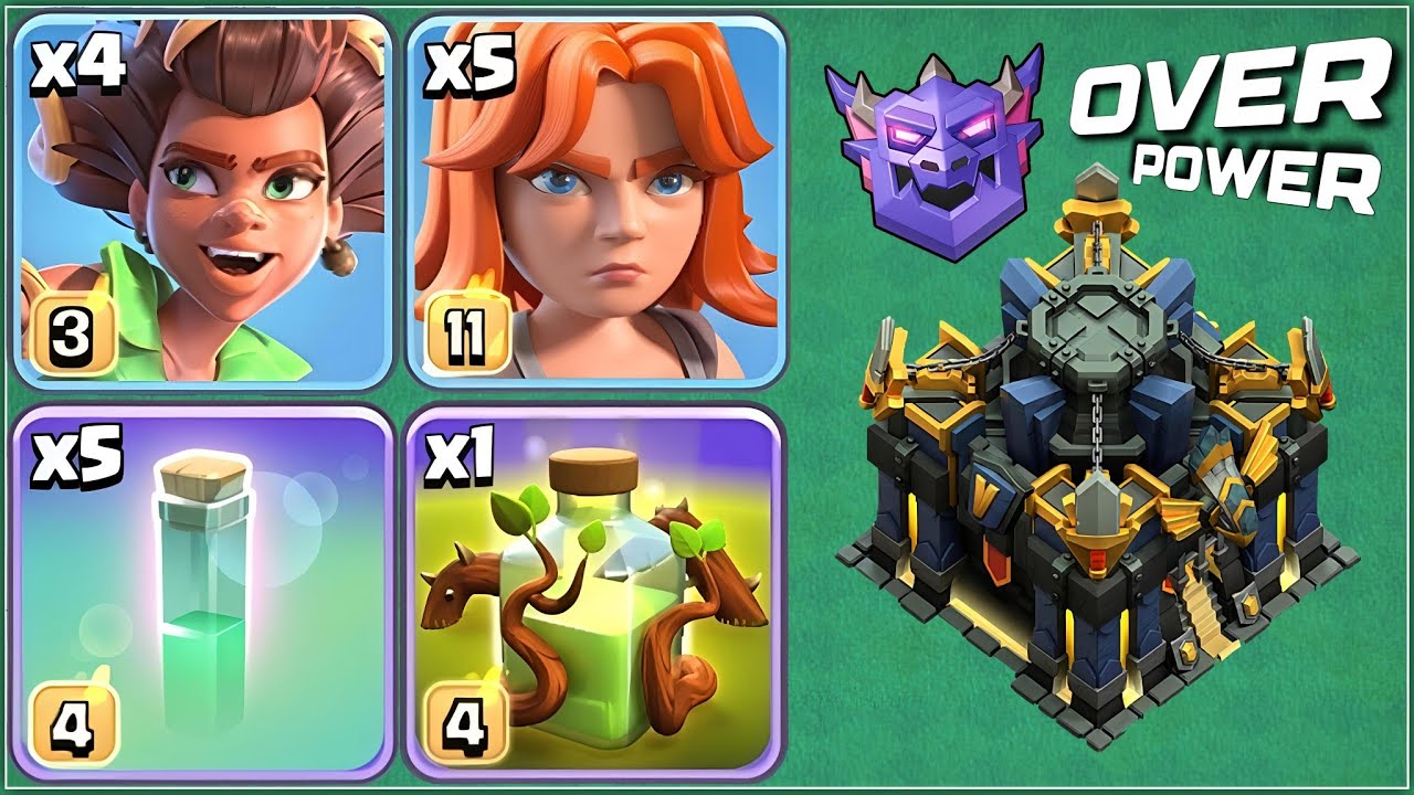 RC Charge With Root Rider | Season December Day 9 | Clash Of Clans 