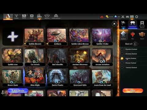 What is the historic format in mtg arena quick explanation