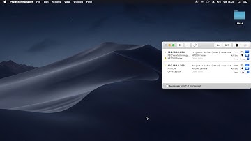 Qlab-Pjlink-ProjectorManager-Script-Two Projectors