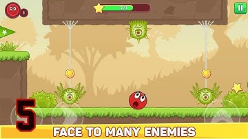 Red Ball 5 - Gameplay Walkthrough Part 5 - Levels 81- 91 (iOS, Android)