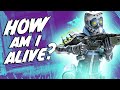 I should have NEVER survived this game!! - APEX LEGENDS PS4