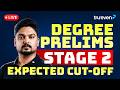 DEGREE PRELIMS STAGE 2 CUT OFF 2026 🔥| DEGREE LEVEL PRELIMS CUT OFF  ANSWER KEY TODAY | KPSC CUT OFF