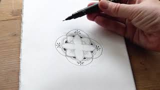 Create a mandala with uni-PIN pens Create a mandala with uni-PIN pens