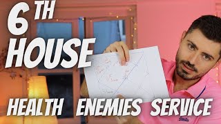 6th house in Astrology - health, diet and enemies!