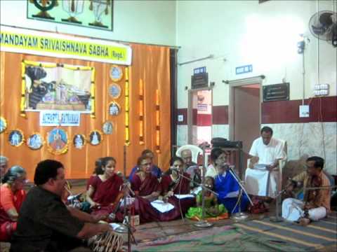 Mandayam Sabha - Ramanuja Thirunakshtram 2011 -Bhajan Ramanuja Namavali Panchashath