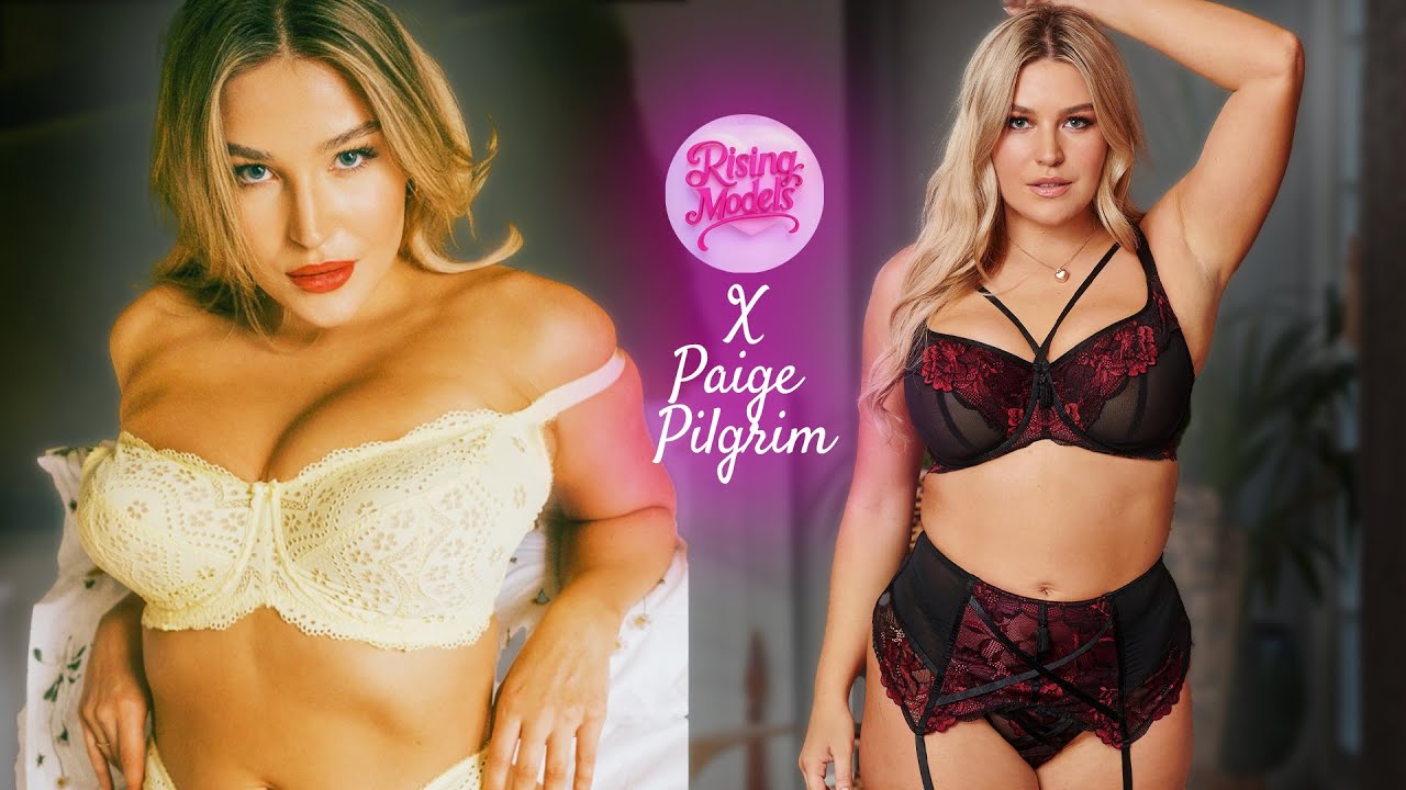 Paige Pilgrim Glamorous Plus Size Curvy Fashion Model - Bio, Wiki