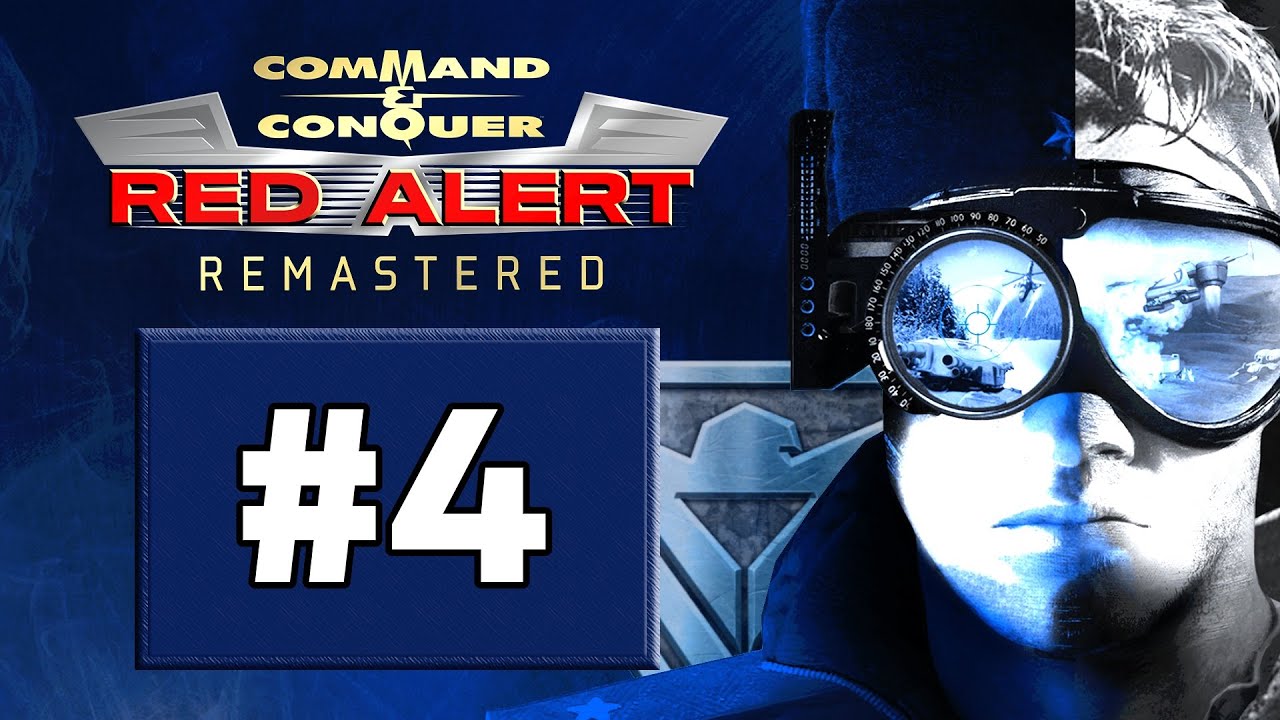 C&C Red Alert 1 Remastered | Allied Mission 4 - Ten to One | (HARD)