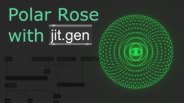 Polar Rose with jit.gen - Max/MSP Tutorial