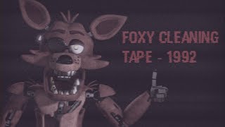 Foxy The Pirate Cleaning Tape 1992 - Fazbear Entertainment - information and instructions