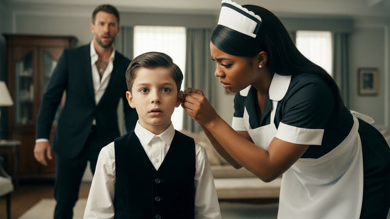 The Mafia Boss’s Son Was Born Deaf — Until a Black Maid Pulled Out Something That Left Everyone.....