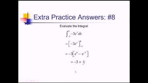 FTC - Integral Evaluation (Non-Polynomials and Function Value): Problem Set #5