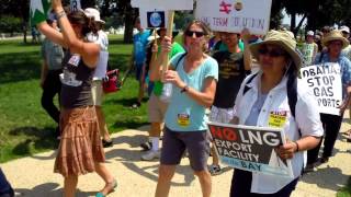 Fracking Protest in Washington