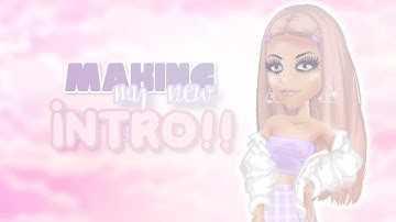 MAKING MY NEW INTRO **the struggle is real** // Quiki MSP