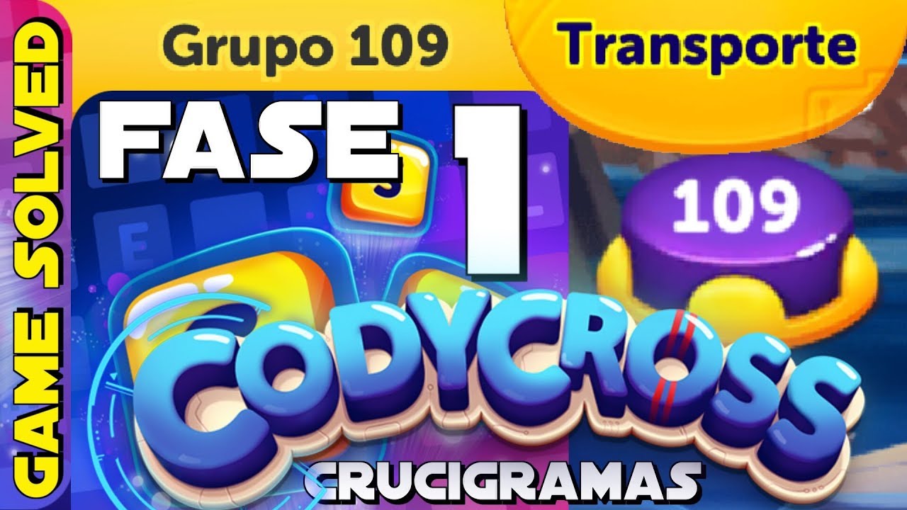 CodyCross - Crucigramas | Transporte - Grupo 109 - Fase 1/5 - YouTube