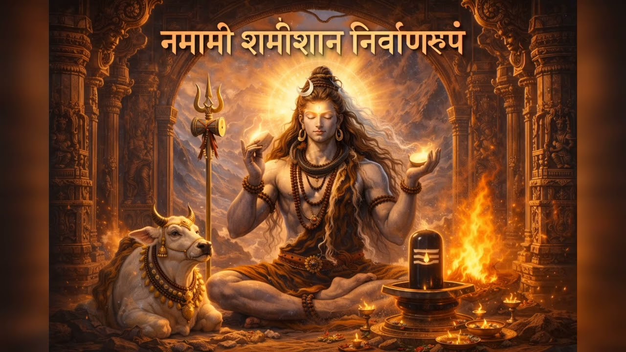 Namami Shamishan Shiv Stuti | Powerful Shiva Mantra | Peaceful Meditation | Full Long Version