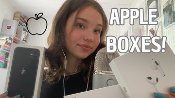 ASMR l Tapping & Scratching On Apple Boxes! 🍏