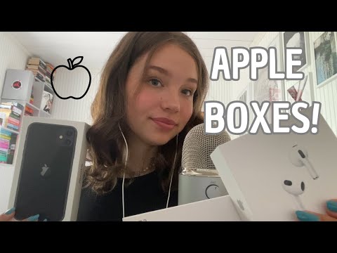 ASMR l Tapping & Scratching On Apple Boxes! 🍏
