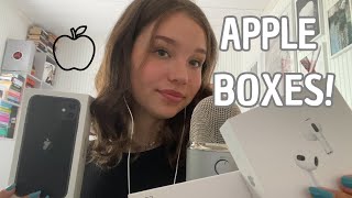 ASMR l Tapping & Scratching On Apple Boxes! 🍏