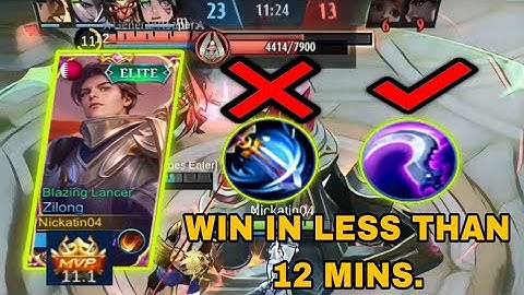 zilong build hunter strike🔥~ Best build for zilong 2021 ~ MLBB