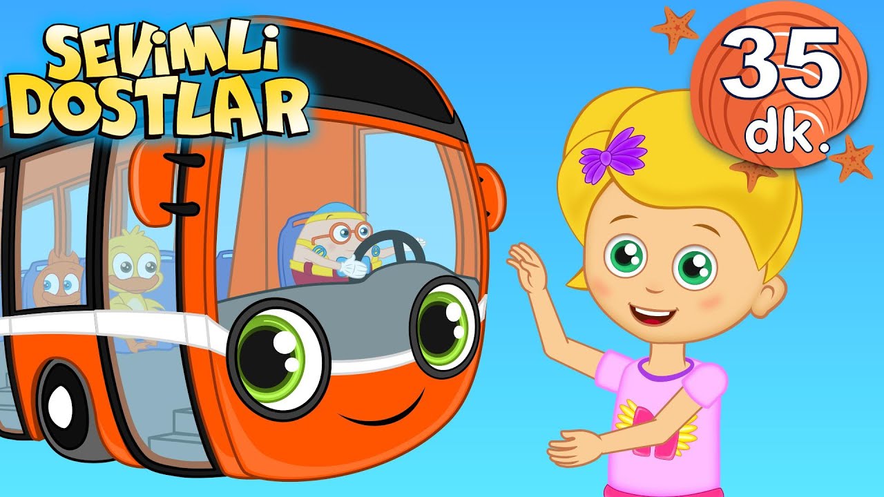 Bak Otobüs Geliyor Sevimli Dostlar Bebek Şarkıları | Çocuk şarkıları |  Adisebaba TV Nursery Rhymes