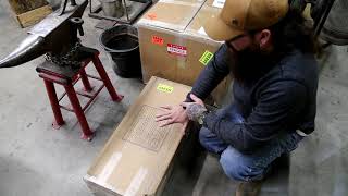 Coal Iron Works 12-ton Forging Press Unboxing and first Smash, We Bought a Forging Press! Demo!!!