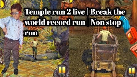Temple Run 2 live | Break the world record run | Non stop run