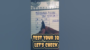 LETS CHECK YOUR IQ//#tricks #braingames #maths #puzzle #logic #reasoning #viral #iq #iqtestsubscribe