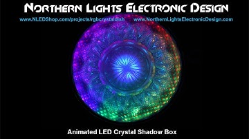 NLED Animated LED Crystal Shadow Box