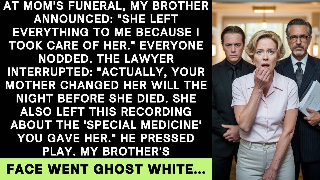 He Claimed the Inheritance — Until Mom’s Hidden Recording Changed Everything.