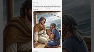 El Milagro Que Desafió a la Naturaleza 😱 Jesús Calma la Tormenta✨🙌💫🙏♥️🩵💚🌍#Jesus #milagro.