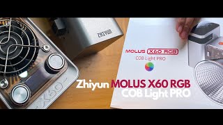 Zhiyun Molus X60 RGB Pro Combo - Unboxing