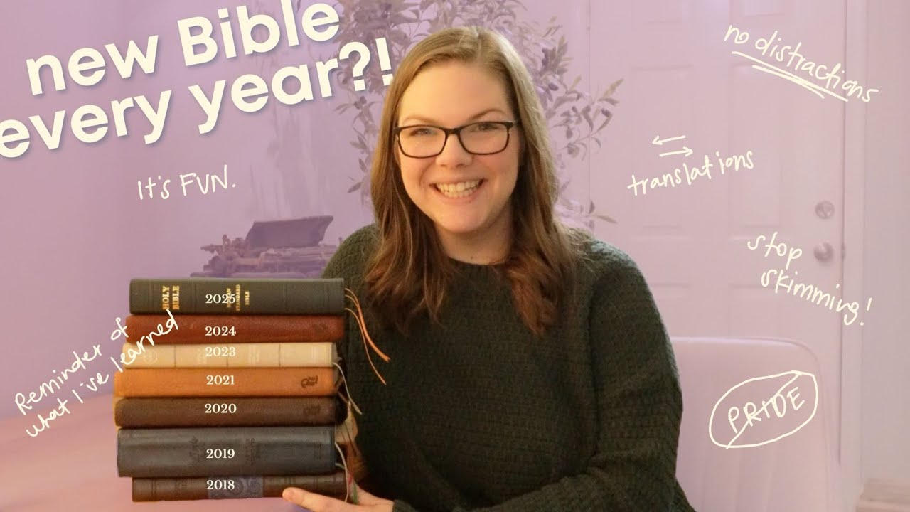 Why I Get A New Bible Each Year + 6 reasons to start fresh in 2025 ...