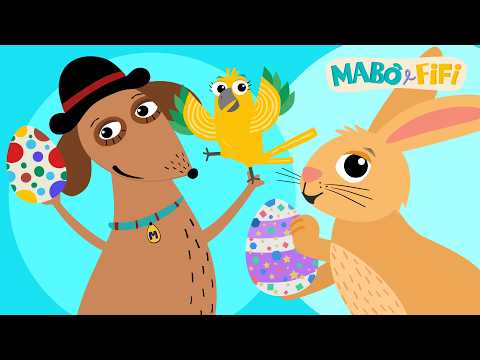 🐰 MABÔ e Fifi e o Coelhinho da Páscoa | Coletânea de Músicas Infantis Educativas