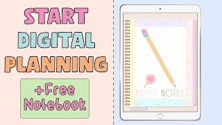 Start Digital Planning 💖 + Free Digital Notebook 🎉 | Goodnotes 6 ✏️ ✨