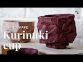 How to make a kurinuki cup  ceramic for beginners  tutorial