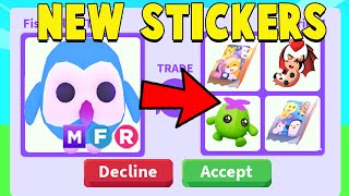 Trading for NEW STICKERS in Adopt Me! by FishyBlox 81,555 views 3 weeks ago 12 minutes, 21 seconds