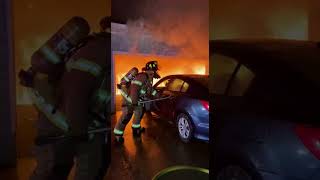 A Garage Fire and the Rescue That Followed