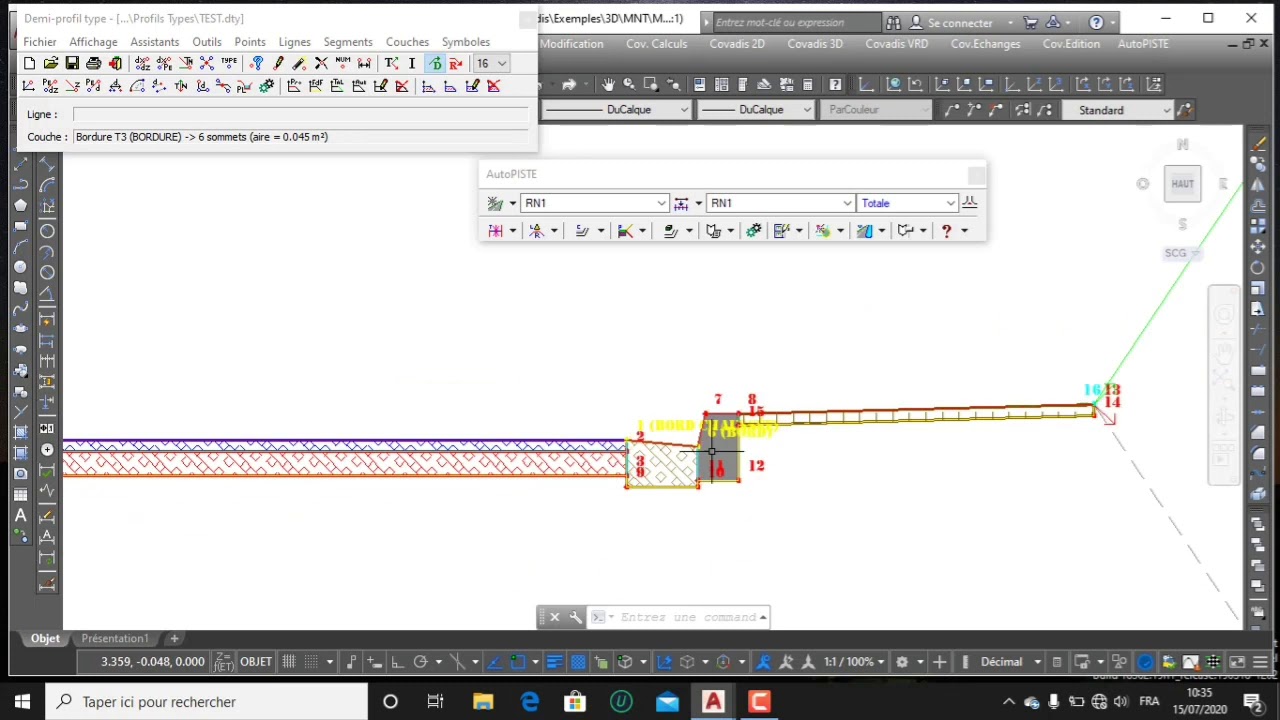 Astuces Covadis 16 | gestion des points typés