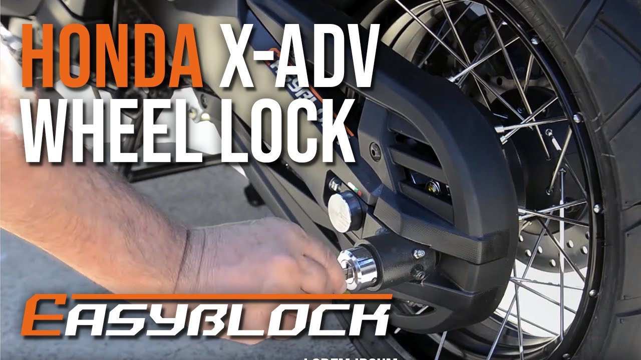 Honda XADV EasyBlock Scooter Wheel Lock New Improved Version (2020
